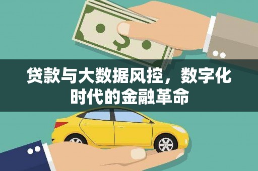 长寿贷款与大数据风控，数字化时代的金融革命