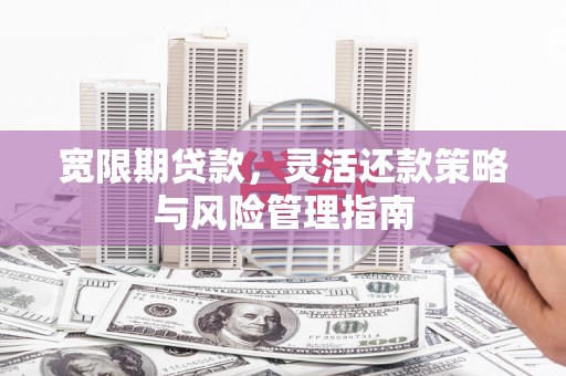 长寿宽限期贷款，灵活还款策略与风险管理指南