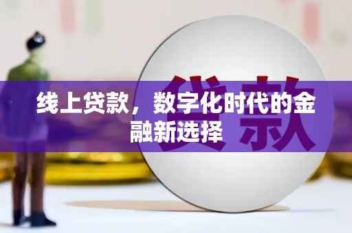 长寿线上贷款，数字化时代的金融新选择