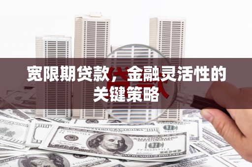 长寿宽限期贷款，金融灵活性的关键策略