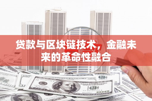 长寿贷款与区块链技术，金融未来的革命性融合