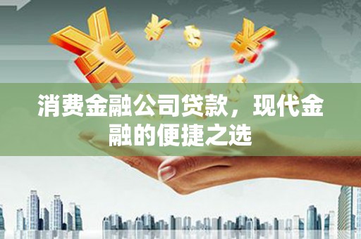 长寿消费金融公司贷款，现代金融的便捷之选