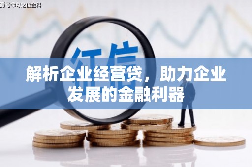 长寿解析企业经营贷，助力企业发展的金融利器