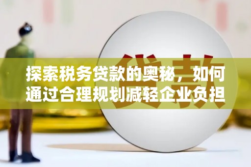 长寿探索税务贷款的奥秘，如何通过合理规划减轻企业负担