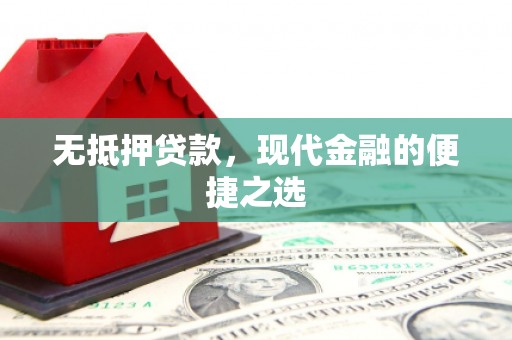 长寿无抵押贷款，现代金融的便捷之选