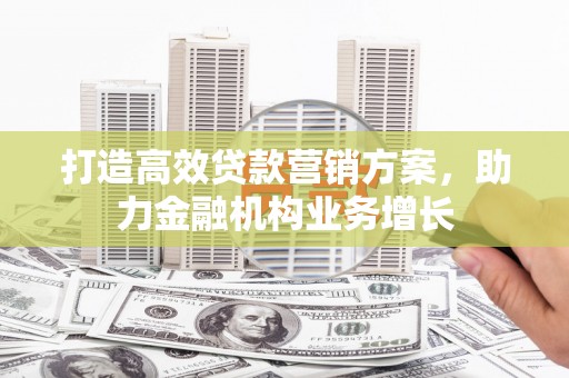 长寿打造高效贷款营销方案，助力金融机构业务增长
