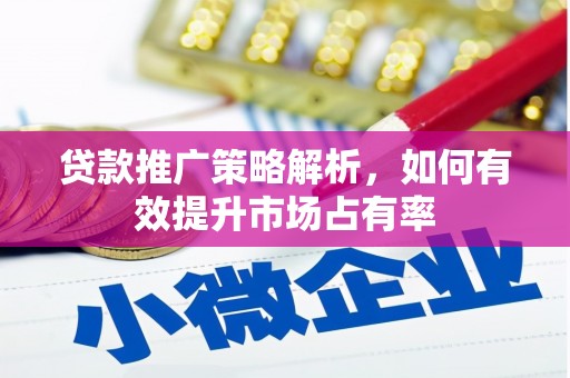 长寿贷款推广策略解析，如何有效提升市场占有率