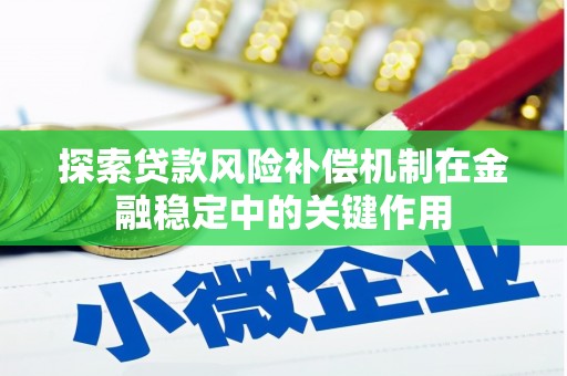 长寿探索贷款风险补偿机制在金融稳定中的关键作用