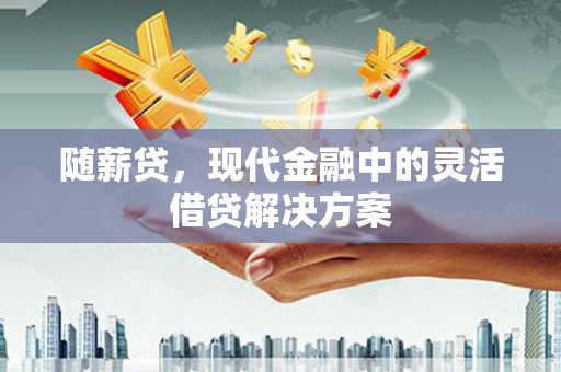 长寿随薪贷，现代金融中的灵活借贷解决方案