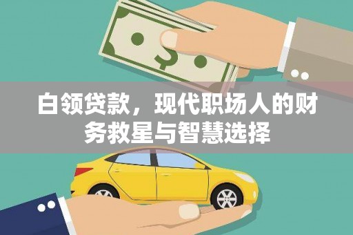 长寿白领贷款，现代职场人的财务救星与智慧选择