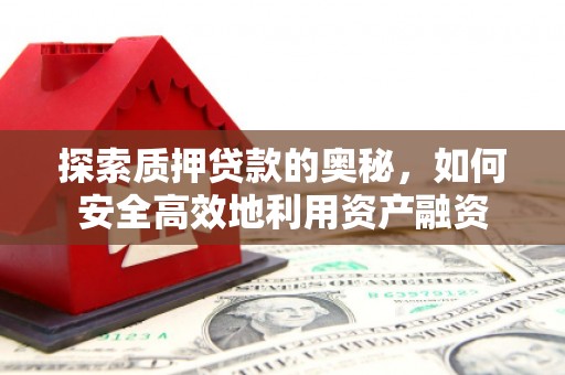 长寿探索质押贷款的奥秘，如何安全高效地利用资产融资