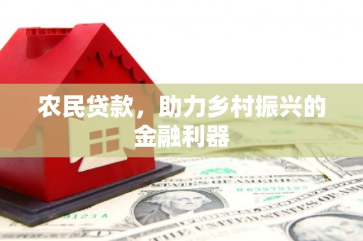 长寿农民贷款，助力乡村振兴的金融利器