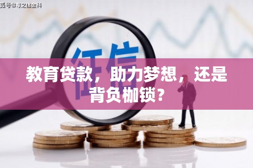 长寿教育贷款，助力梦想，还是背负枷锁？