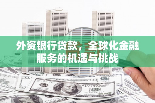 长寿外资银行贷款，全球化金融服务的机遇与挑战