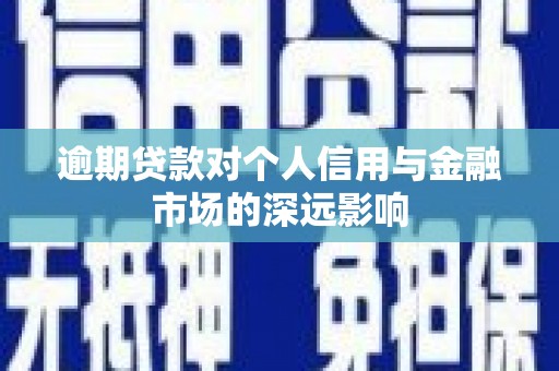 长寿逾期贷款对个人信用与金融市场的深远影响