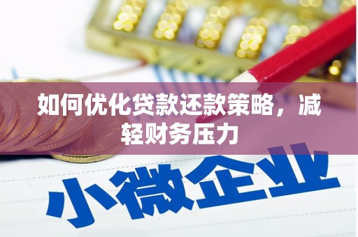 长寿如何优化贷款还款策略，减轻财务压力