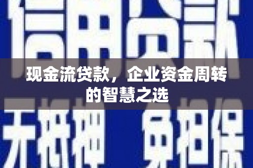 长寿现金流贷款，企业资金周转的智慧之选