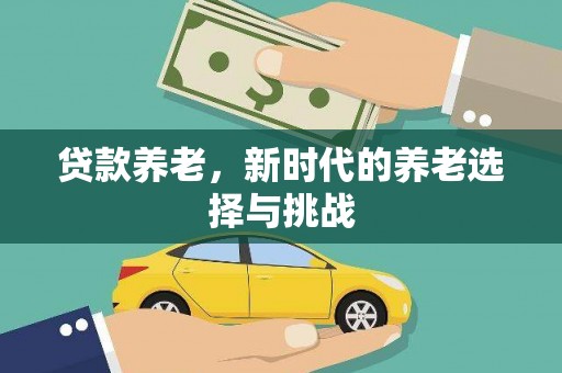 长寿贷款养老，新时代的养老选择与挑战