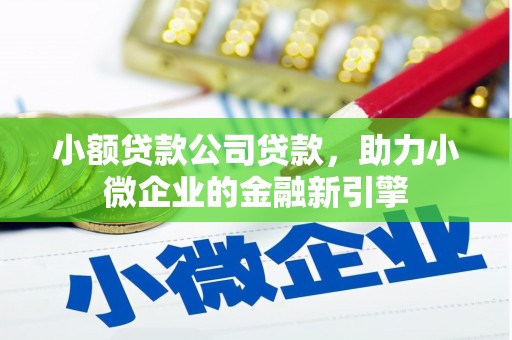 长寿小额贷款公司贷款，助力小微企业的金融新引擎