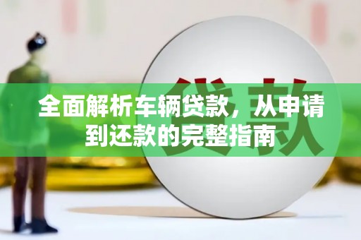 长寿全面解析车辆贷款，从申请到还款的完整指南