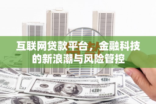 长寿互联网贷款平台，金融科技的新浪潮与风险管控