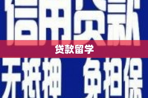 长寿贷款留学