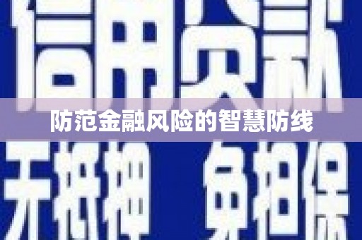 长寿防范金融风险的智慧防线