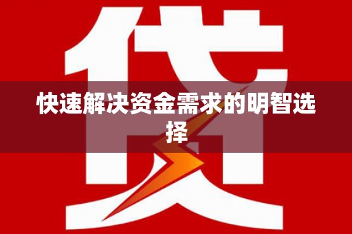 长寿快速解决资金需求的明智选择