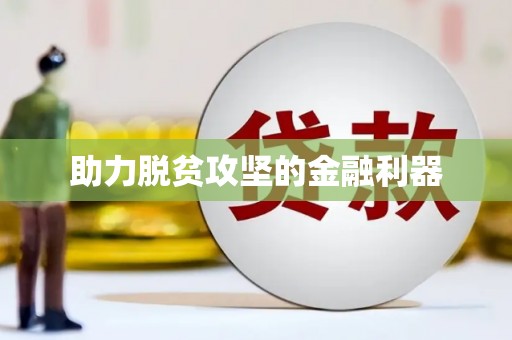 长寿助力脱贫攻坚的金融利器