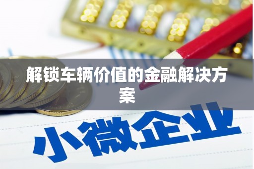 长寿解锁车辆价值的金融解决方案