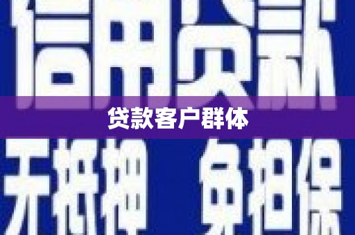 长寿贷款客户群体