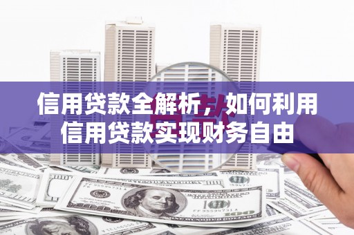 长寿信用贷款全解析，如何利用信用贷款实现财务自由