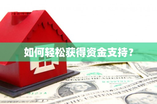 长寿如何轻松获得资金支持？